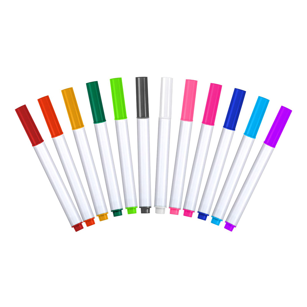 Dust Removal Sticker - ปากกาชอล์กเหลว12สีสำหรับสติ๊กเกอร์ติดผนังเด็กห้องกระดานดำลบได้ปากกาชอล์กแบบไม่ฝุ่นลบออกได้เครื่องเขียนปากกาเขียน