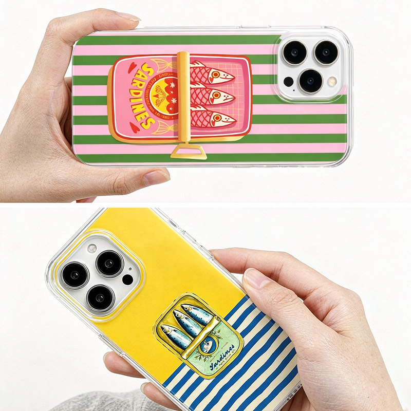 Vivo Y28 - เคสโทรศัพท์ลายปลาซาร์ดีนวินเทจสำหรับ VIVO Y78 T1 Y77 Y76