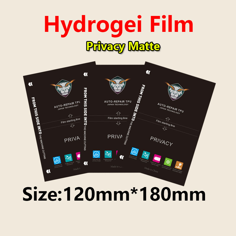 Flexible Tpu Film - ฟิล์มไฮโดรเจลแบบด้านป้องกันความเป็นส่วนตัว 5/25/50/100 ชิ้น สำหรับโทรศัพท์มือถือ ฟิล์มกันรอยหน้าจอ TPU