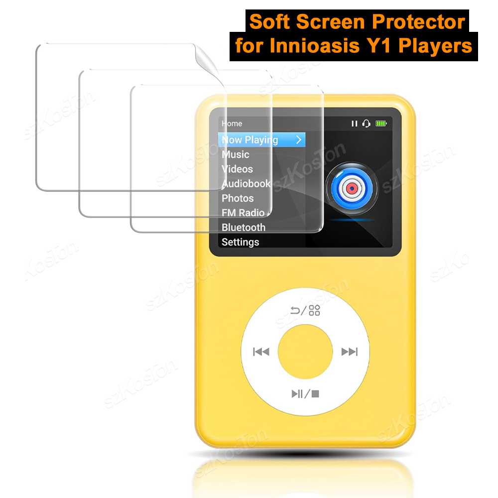 Flexible Tpu Film - ตัวป้องกันหน้าจอแบบนุ่มสำหรับผู้เล่นอินนิโออาซิส Y1 2 แพ็ค TPU ฟิล์มป้องกันรอยขีดข่วนแบบยืดหยุ่นสำหรับอุปกรณ์เสริมอินนิโออาซิส