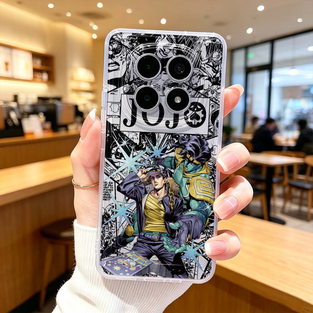 Xiaomi Poco X6 - JOJO เคสโทรศัพท์ใสป้องกันน่ารักสำหรับ Xiaomi POCO X7 X6