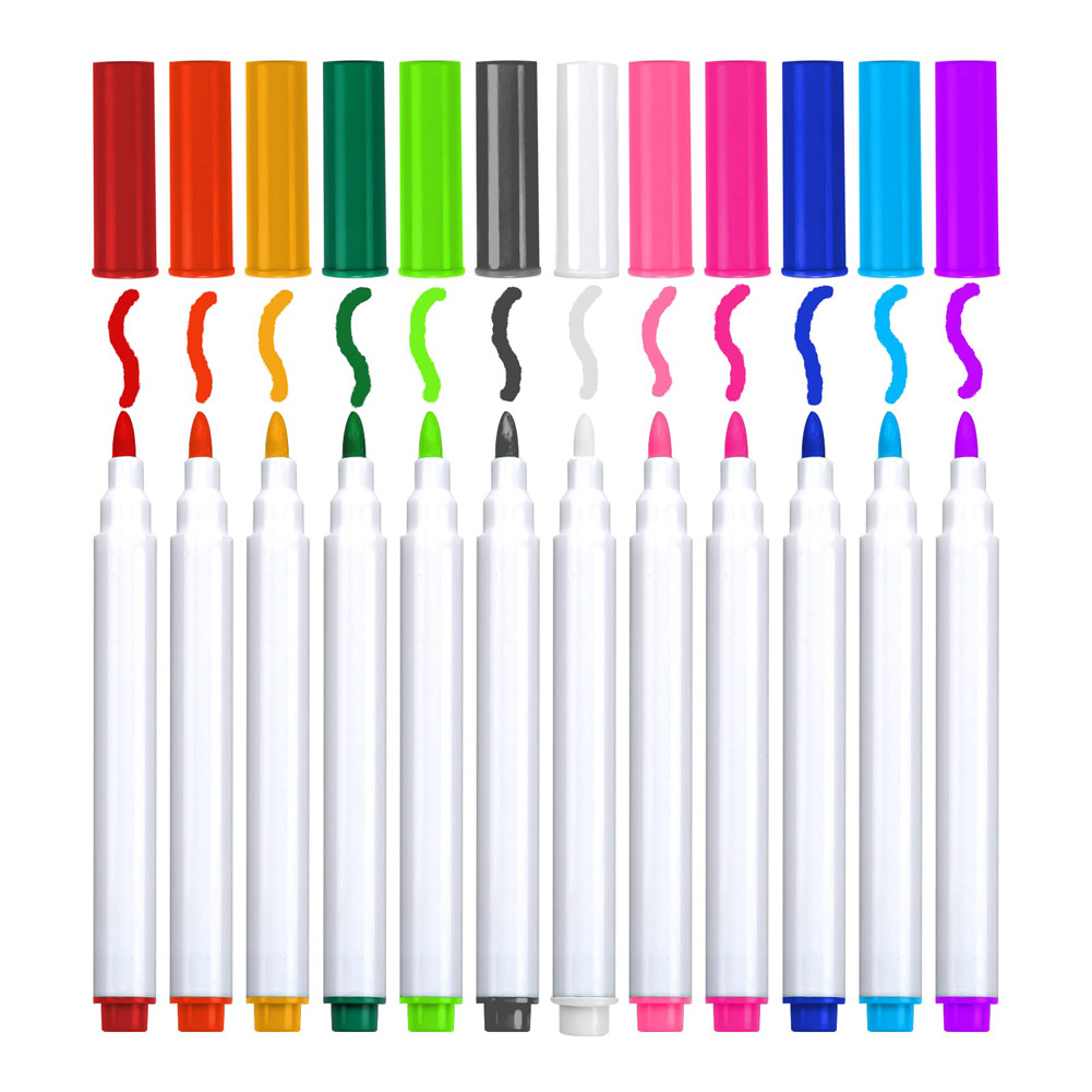 ปากกาชอล์กเหลว12สีสำหรับสติ๊กเ - Dust Removal Sticker บทวิจารณ์และราคา