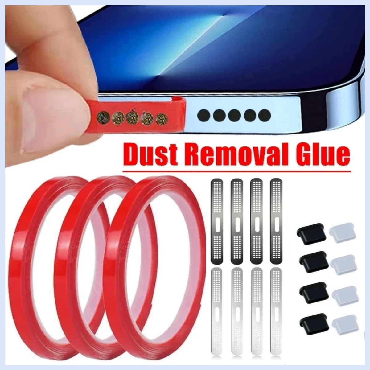 Universal โทรศัพท์ลําโพงกําจัด - Dust Removal Sticker บทวิจารณ์และราคา