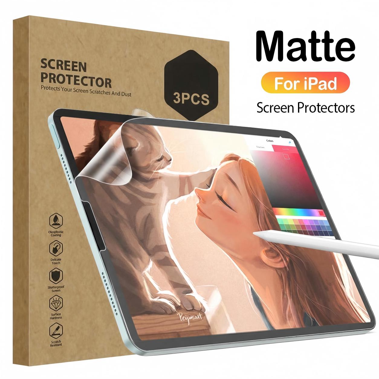 3PCS กระดาษเคลือบด้านป้องกันหน - Matte Anti Glare Screen บทวิจารณ์และราคา