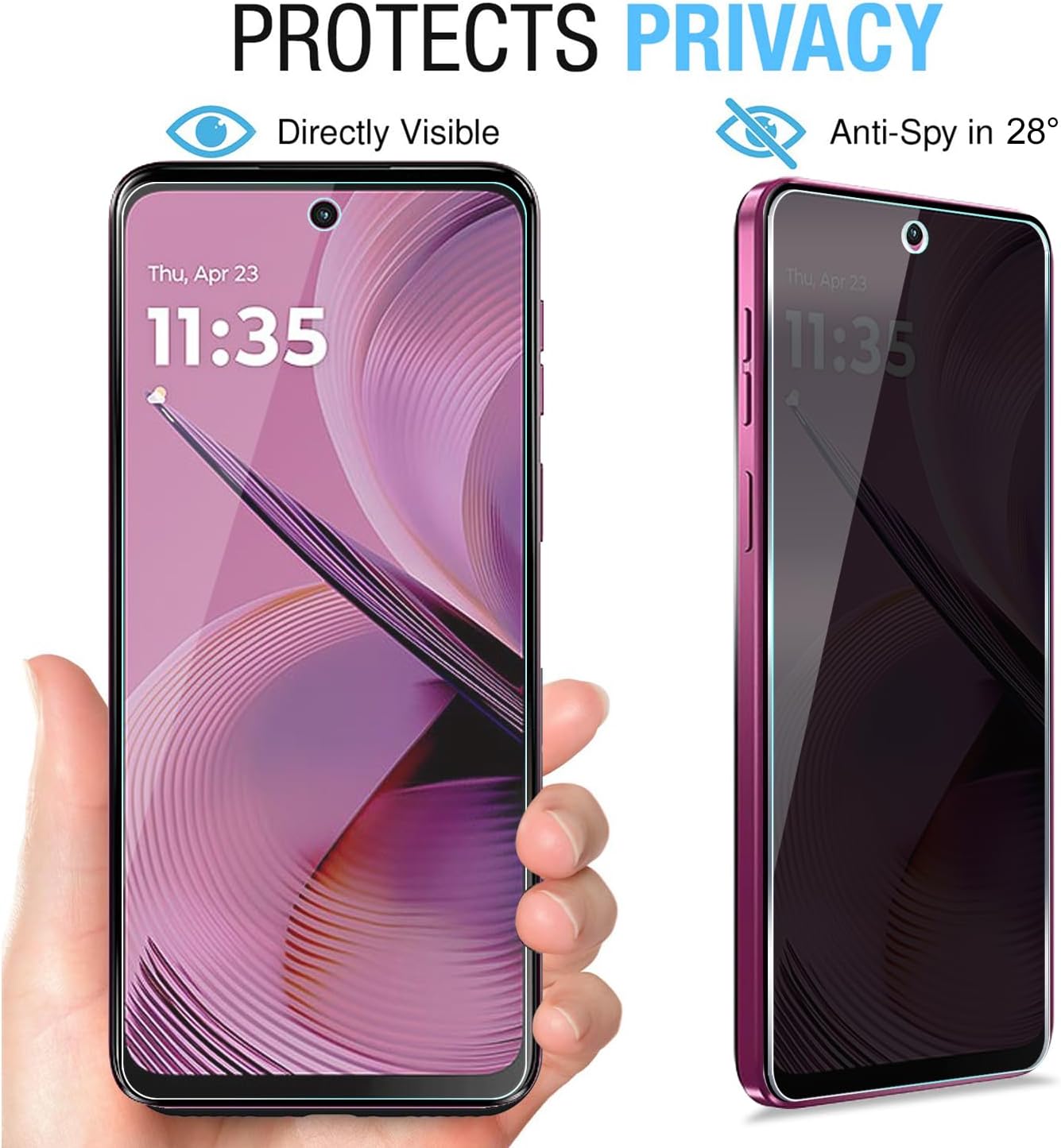 [2 ชิ้น] ฟิล์มกระจกนิรภัยป้องก - Privacy Filter 2Pack บทวิจารณ์และราคา