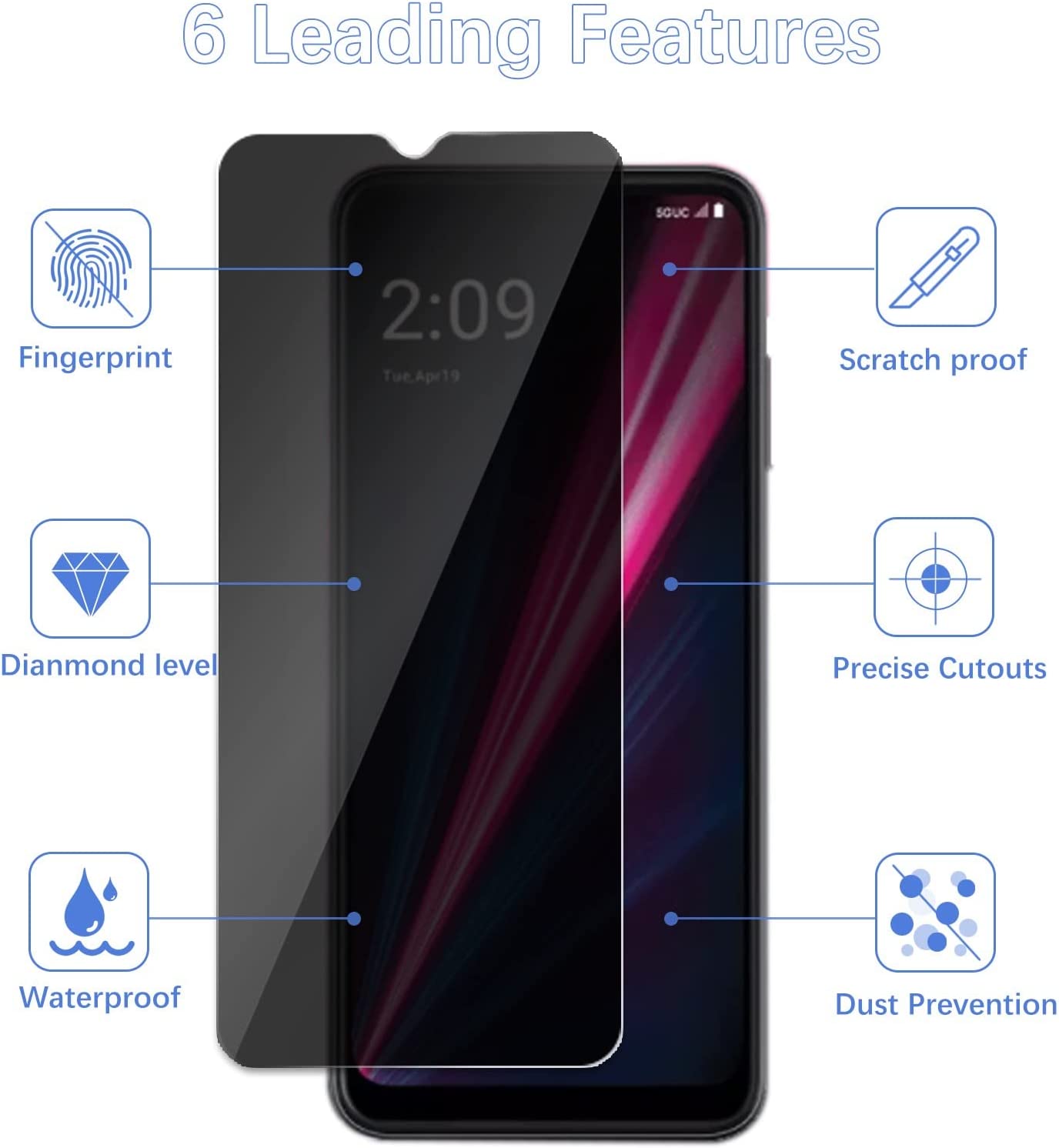 ฟิล์มกระจกนิรภัย40 SE TCL ขนาด - Privacy Filter 2Pack บทวิจารณ์และราคา