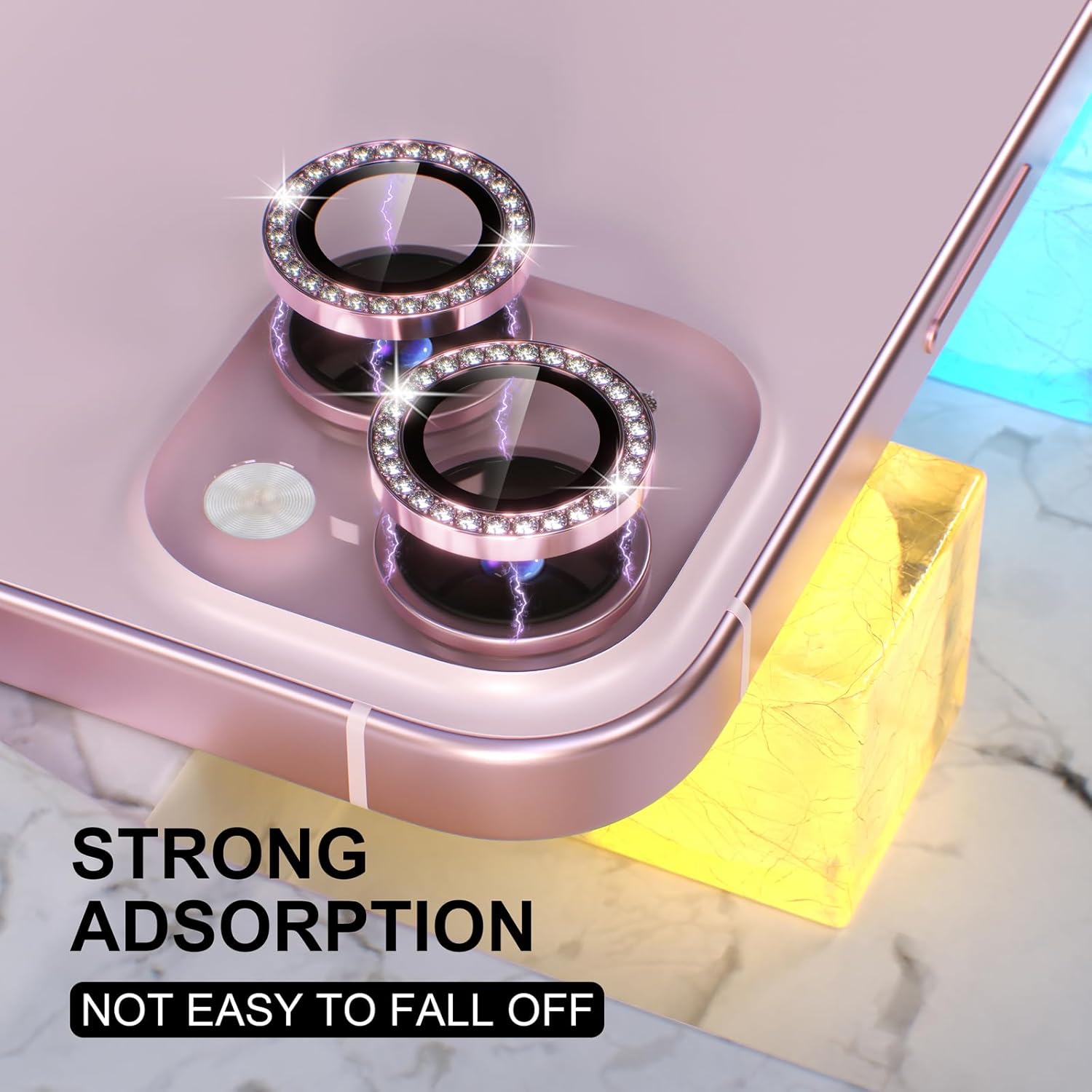 ฟิล์มกันรอยเลนส์กล้องสีชมพูวิ้ - Tempered Glass Screen 9H บทวิจารณ์และราคา